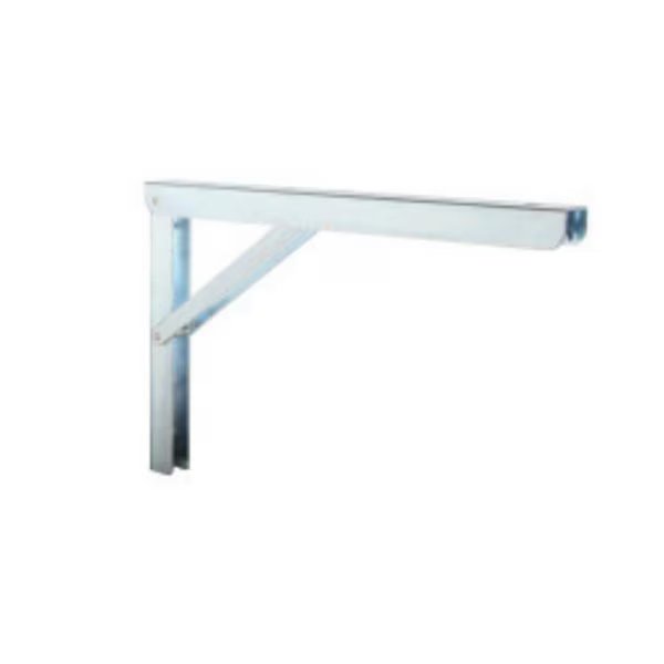 Knape & Vogt Kv0206 Zc 12 12X8 Folding L-Bracket Zinc, Knape & Vogt, Mfr#: KV0206 ZC 12